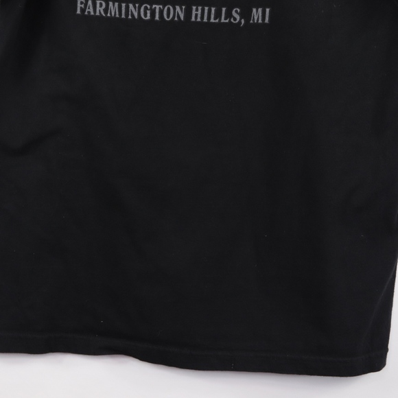 Harley Davidson Mens Medium Big Logo T Shirt Black - Picture 8 of 8